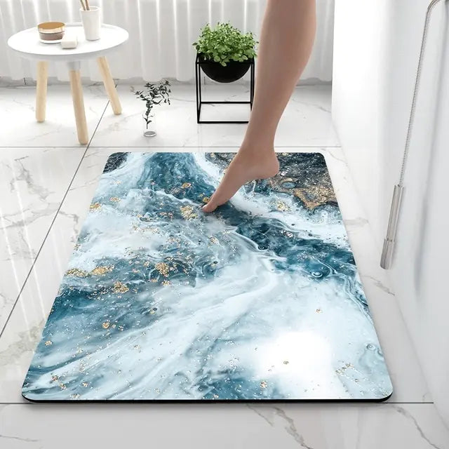 HydroLux Premium Badmatte - Wasserabsorbierend sowie Schnell Trocknend