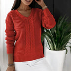 Klassischer Strickpullover