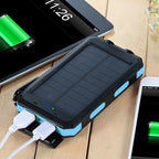 20000mAh Solarenergie Powerbank – Wasserdicht, Strapazierfähig & Mit Taschenlampe