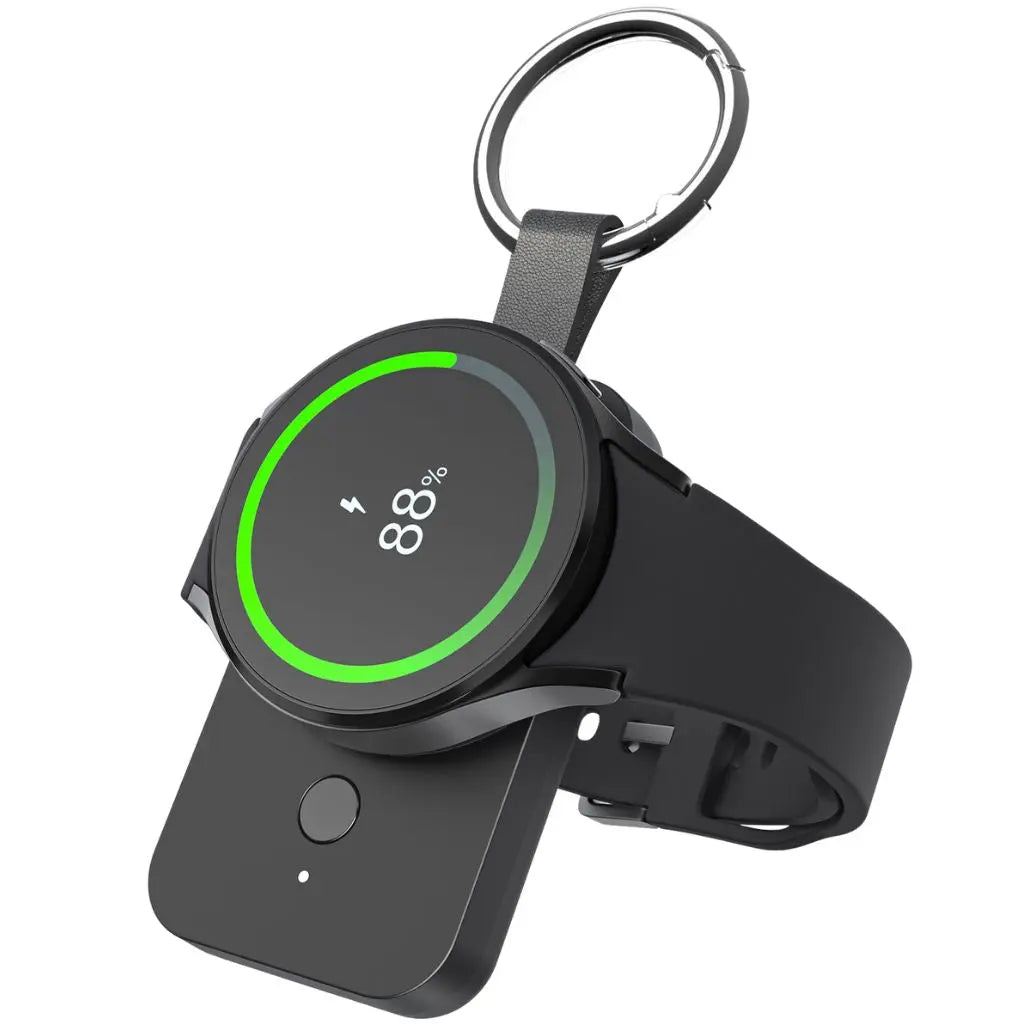 Tragbare Smartwatch Powerbank: Schlüsselanhänger Ladegerät für unterwegs