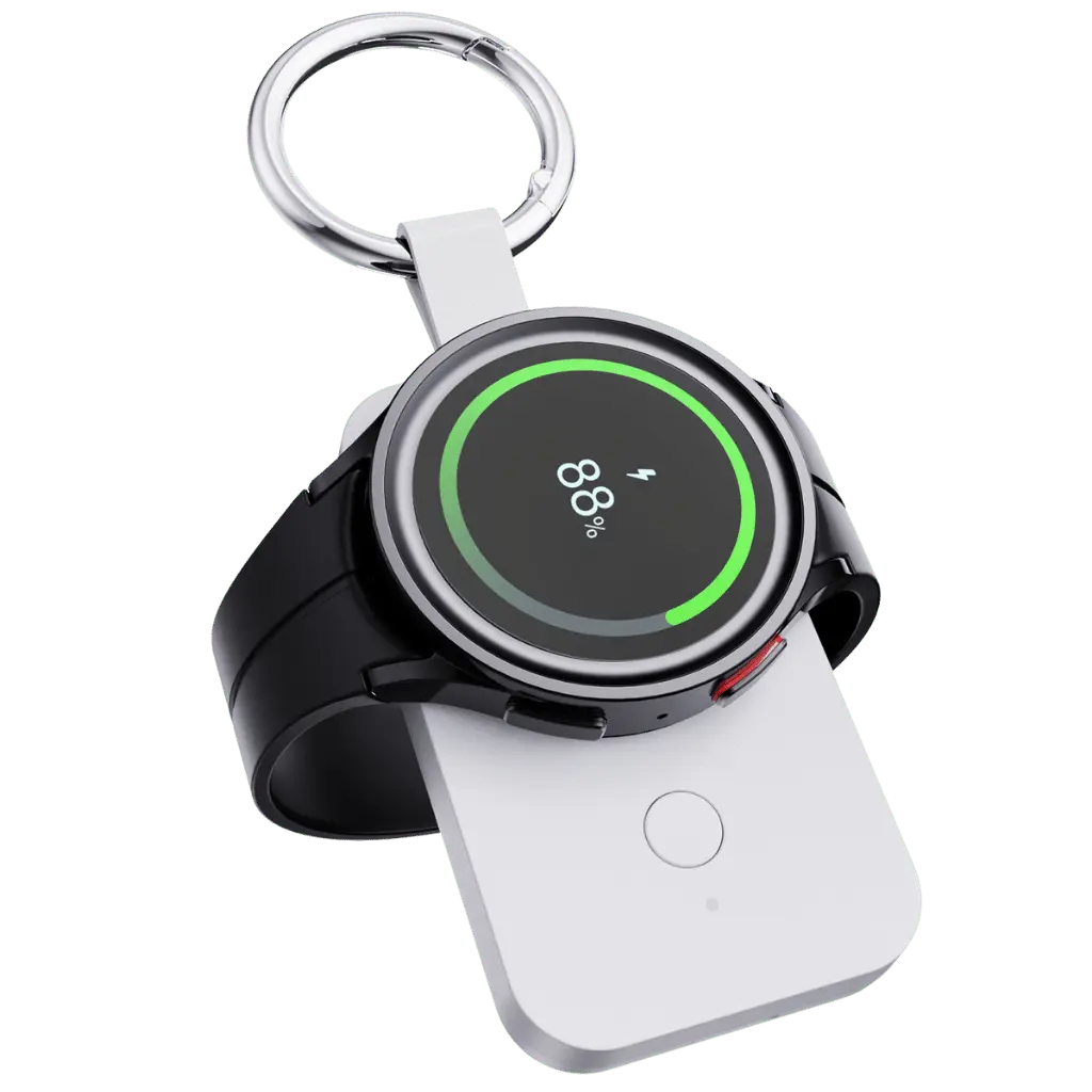 Tragbare Smartwatch Powerbank: Schlüsselanhänger Ladegerät für unterwegs