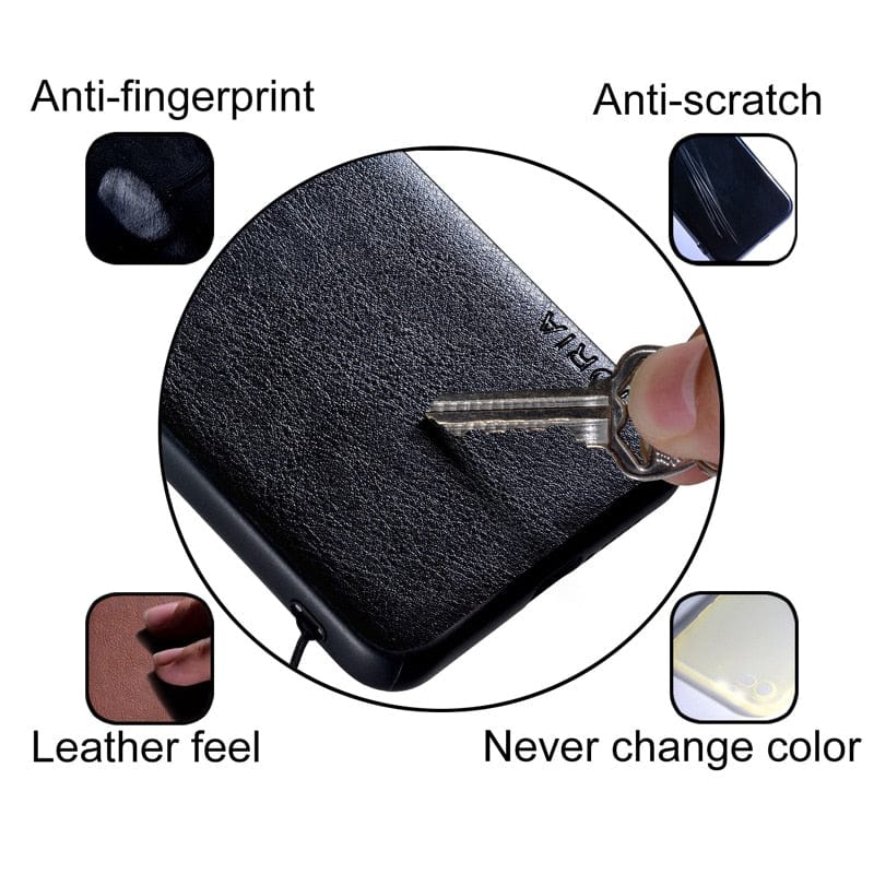Premium Lederhülle für Flip-Handys – Elegant sowie Zuverlässig Schutz
