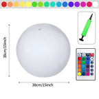 LED-Aufblasbare Leuchtbälle für Pool sowie Garten
