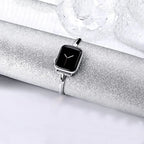 Slim Link Band: Luxuriöses Edelstahl-Armband für die Apple Watch für Damen