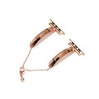 Slim Link Band: Luxuriöses Edelstahl-Armband für die Apple Watch für Damen