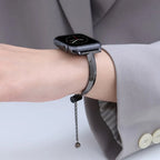 Slim Link Band: Luxuriöses Edelstahl-Armband für die Apple Watch für Damen