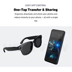 VisionX Smartglasses – Smarte Brille mit Kamera sowie Audio im stilvollen Design