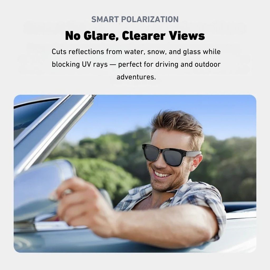 VisionX Smartglasses – Smarte Brille mit Kamera sowie Audio im stilvollen Design