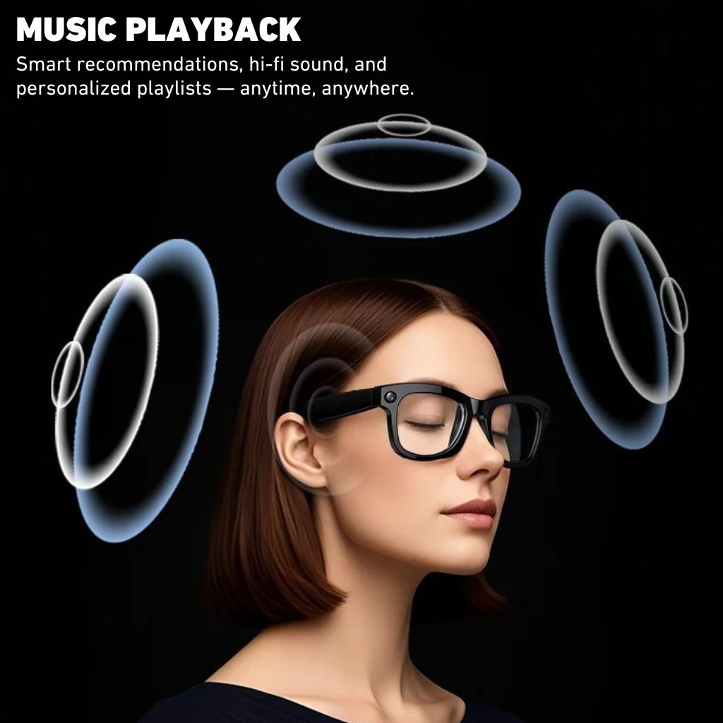 VisionX Smartglasses – Smarte Brille mit Kamera sowie Audio im stilvollen Design
