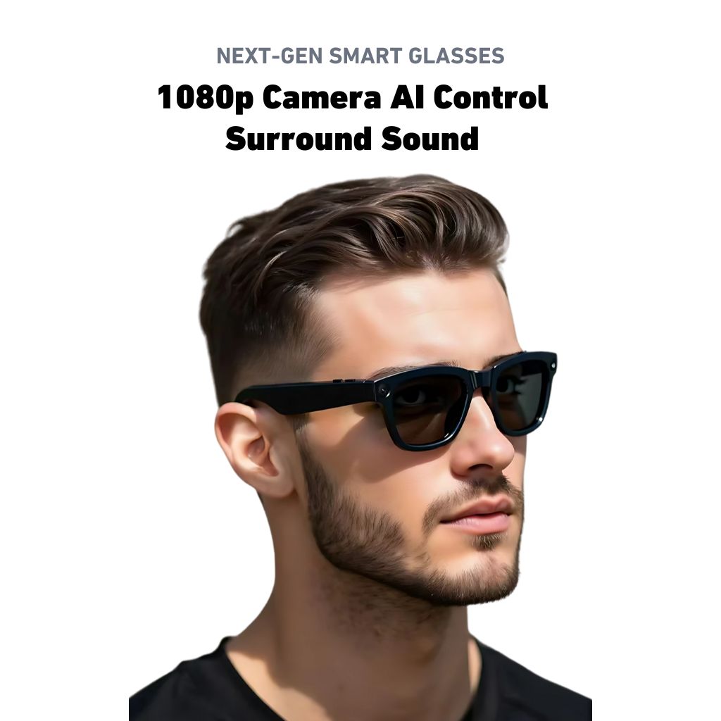 VisionX Smartglasses – Smarte Brille mit Kamera sowie Audio im stilvollen Design