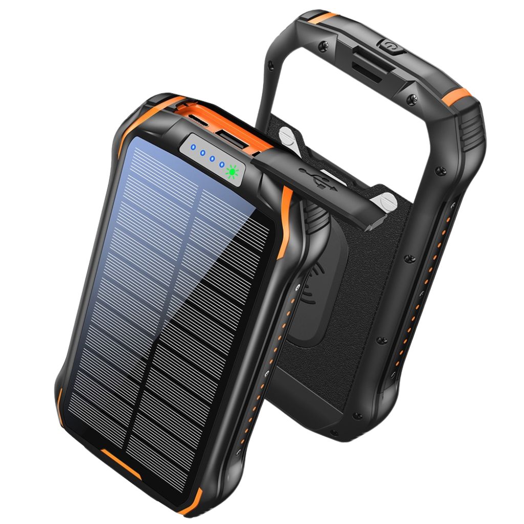 Solarenergie Powerbank – Tragbares Ladegerät inklusive hoher Kapazität