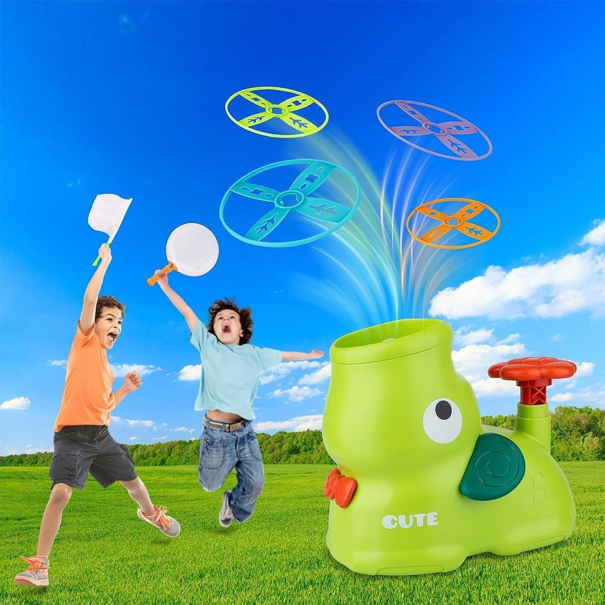Fliegendes Frisbee-Spielzeug für Kinder - Spaß sowie Bewegung garantiert