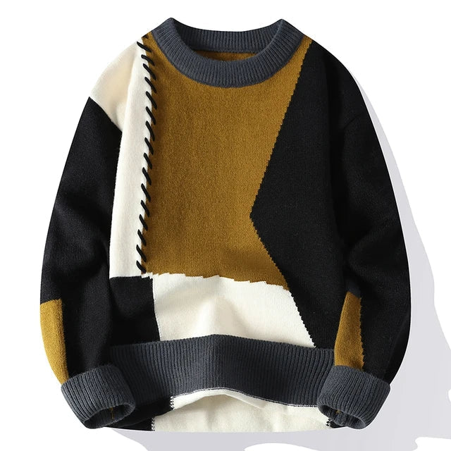 Luna Patchwork Pullover – Für einen modischen sowie warmen Look