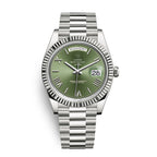 Automatische Herrenarmbanduhr mit Tages- und Datumsanzeige – Klassisch und Elegant