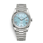 Automatische Herrenarmbanduhr mit Tages- und Datumsanzeige – Klassisch und Elegant
