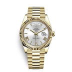 Automatische Herrenarmbanduhr mit Tages- und Datumsanzeige – Klassisch und Elegant