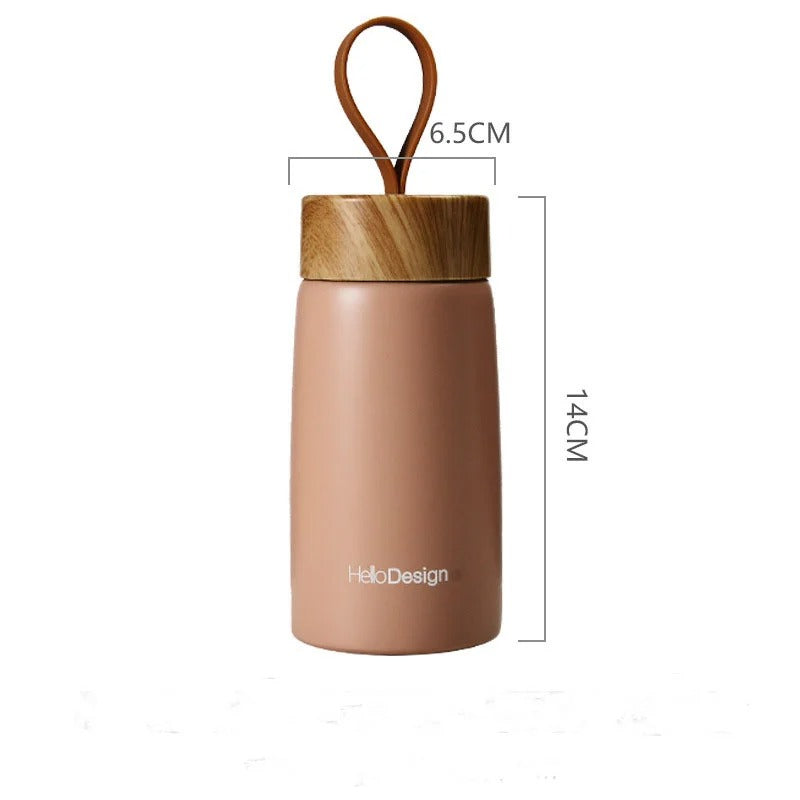 Elegante Thermosflasche für unterwegs