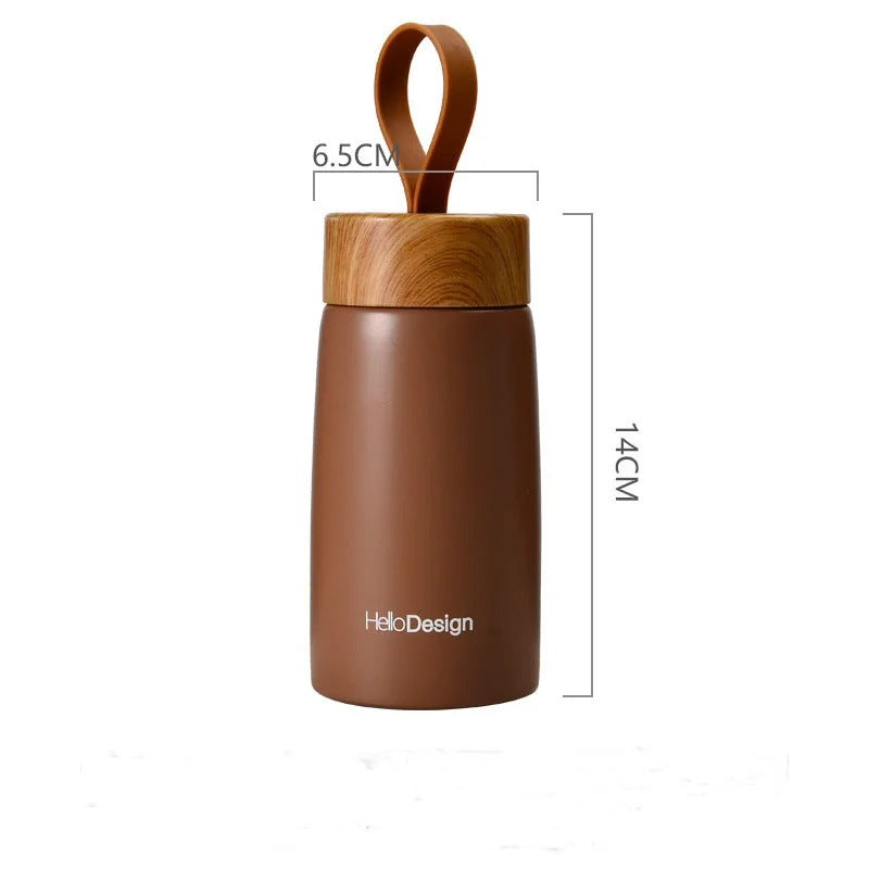 Elegante Thermosflasche für unterwegs