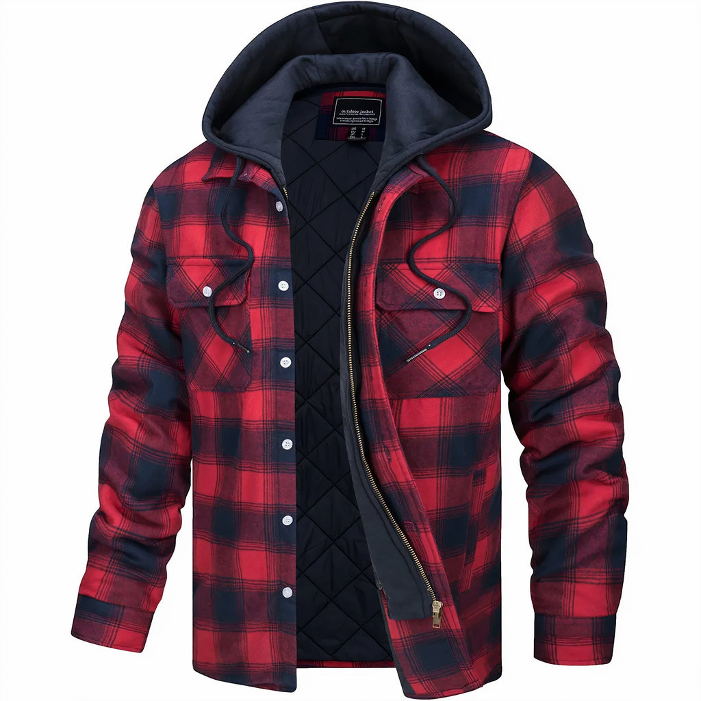 Explorer Flanell Winterjacke – Warm und Strapazierfähig für Outdoor-Abenteuer