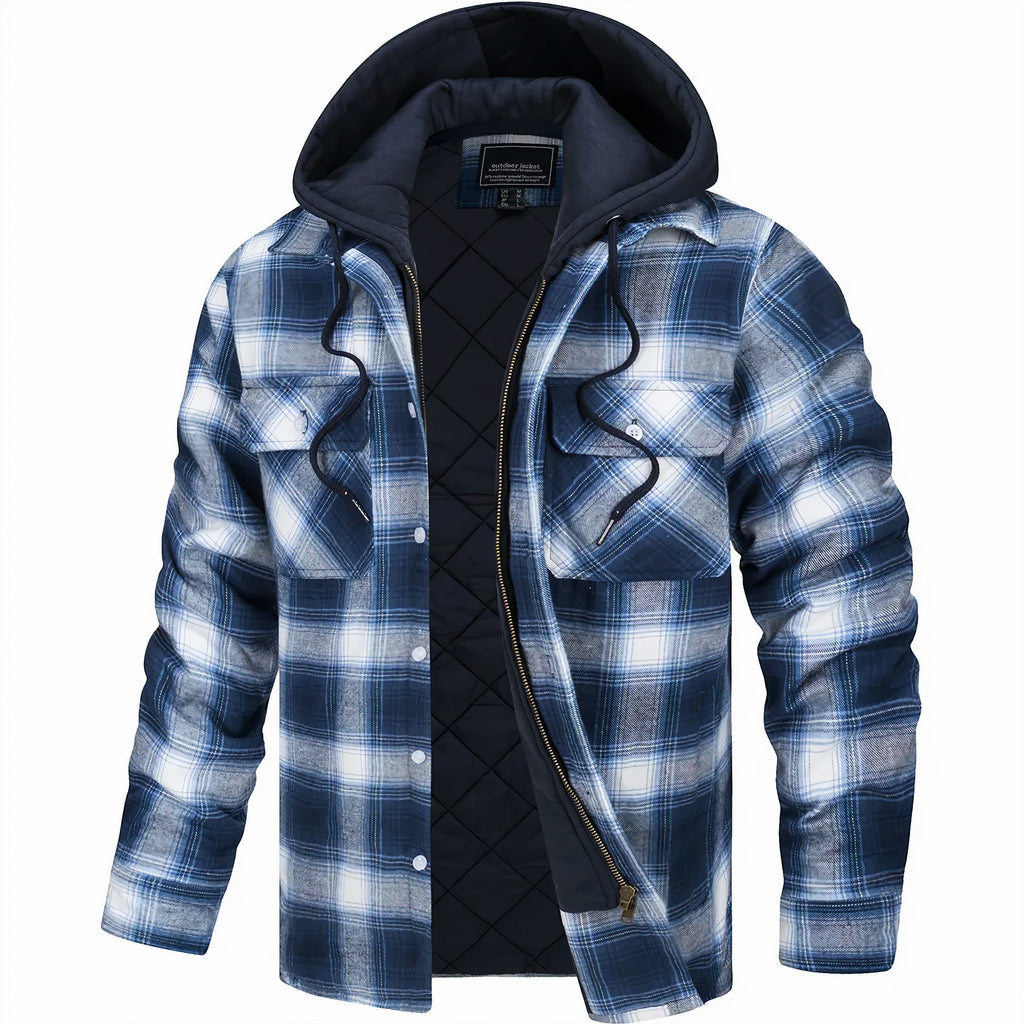 Explorer Flanell Winterjacke – Warm und Strapazierfähig für Outdoor-Abenteuer