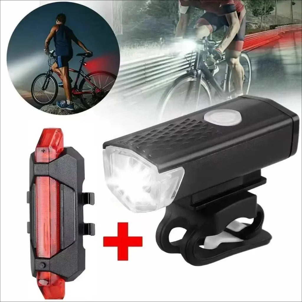 VoltBeam USB Fahrradlicht Set – Sicherheit sowie Komfort mit wiederaufladbaren Batterien