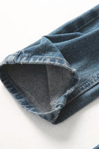Straight-Leg-Jeans für Damen – Blau