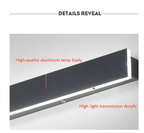 Elegante vertikale LED-Wandlampe: Wetterfeste Außen-Eleganz