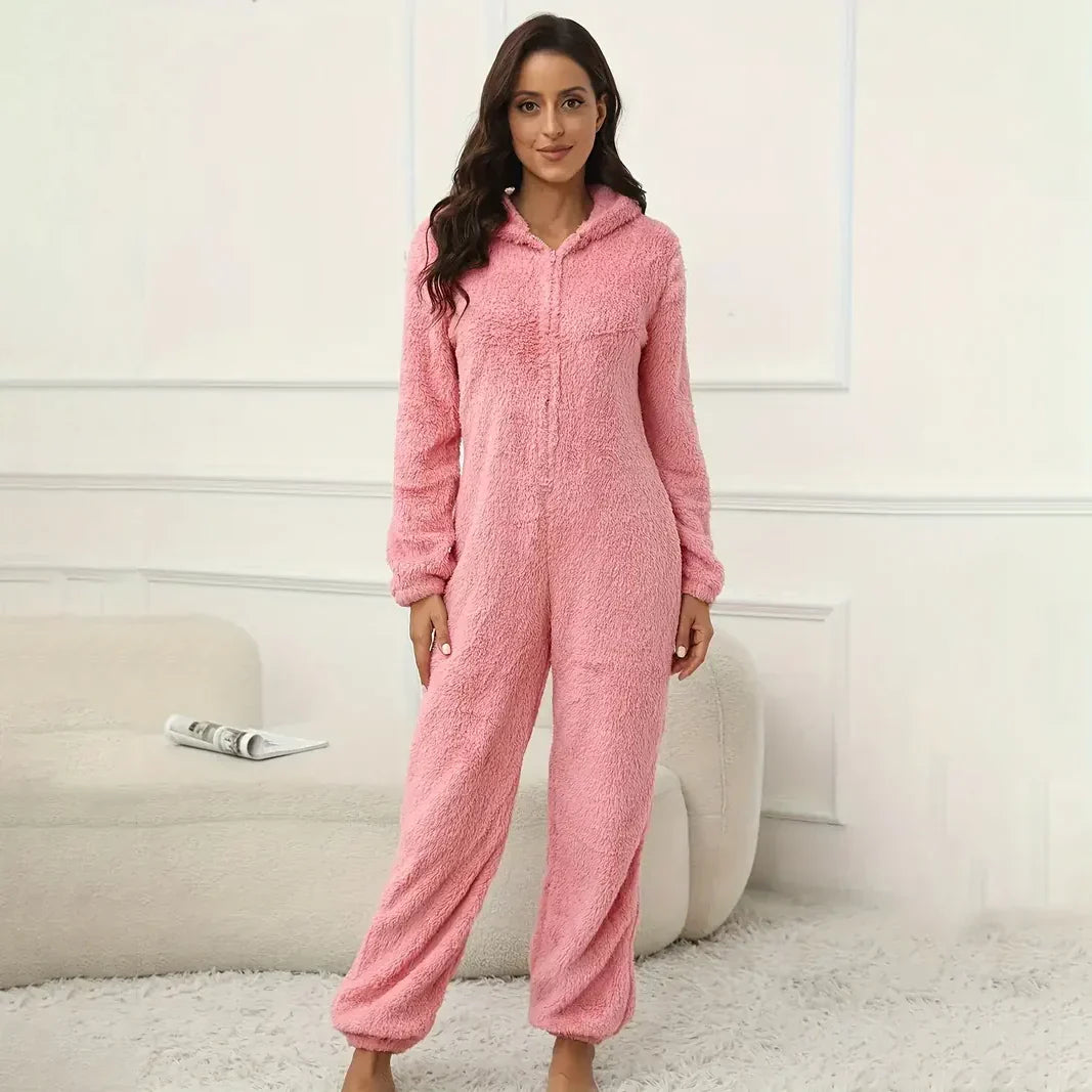 Flauschiger Winter-Overall – Herrlich Warm & Behaglich
