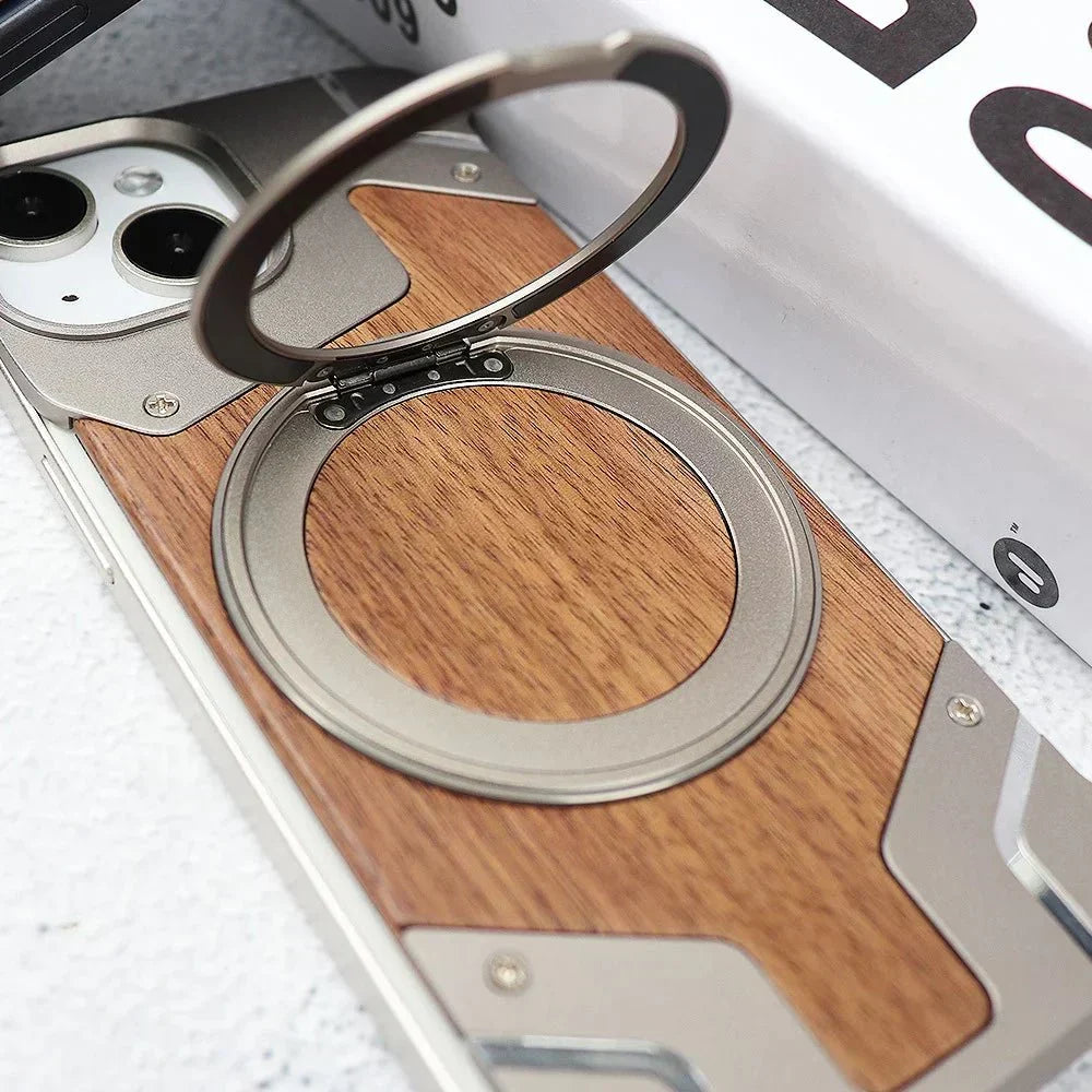 Hölzernes MagSafe-Handycase – Schutz- sowie Funktionsdesign