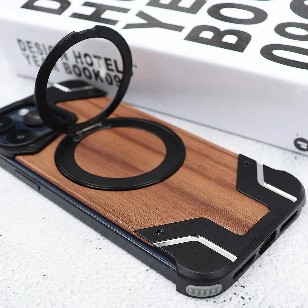 Hölzernes MagSafe-Handycase – Schutz- sowie Funktionsdesign