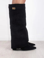 Luxe Wildleder Overknee Stiefel für Damen – Komfort sowie Klasse
