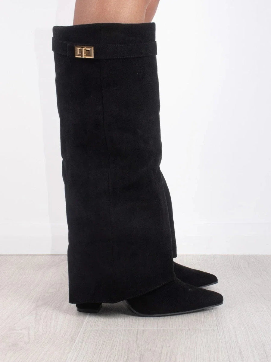 Luxe Wildleder Overknee Stiefel für Damen – Komfort sowie Klasse